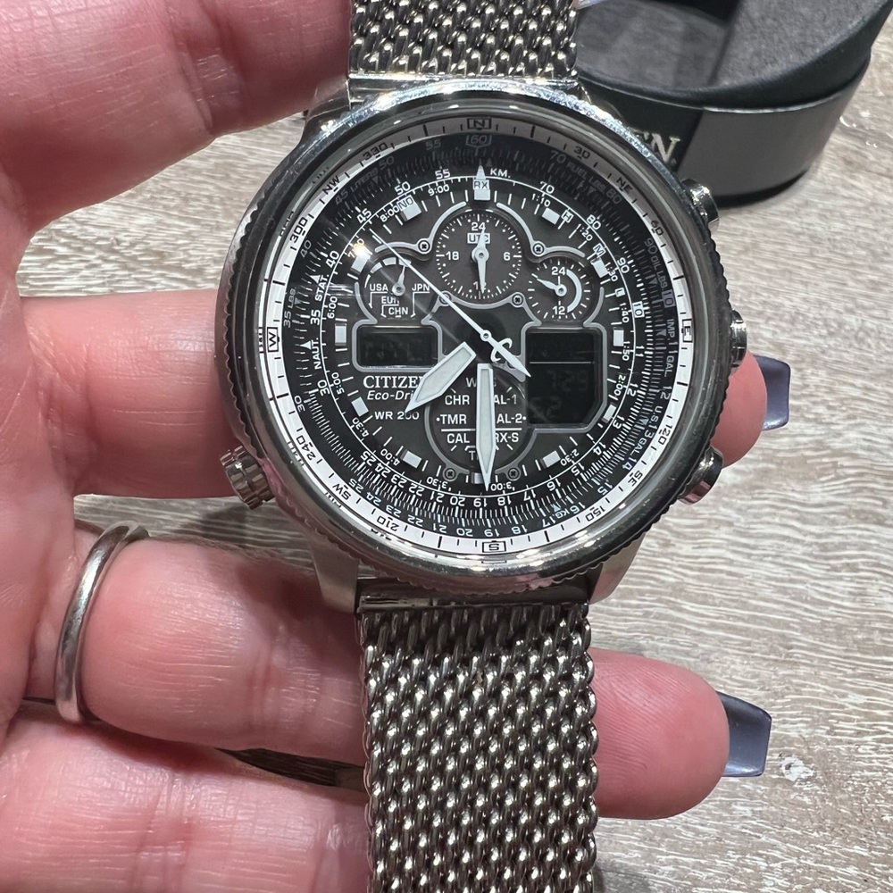 Citizen eco-drive pro master Air Navihawk